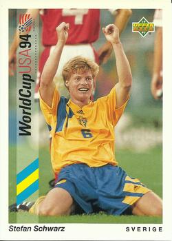 1993 Upper Deck World Cup Preview (English/Spanish) #95 Stefan Schwarz Front