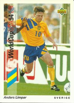 1993 Upper Deck World Cup Preview (English/Spanish) #96 Anders Limpar Front