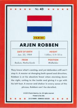 2015 Donruss #43 Arjen Robben Back
