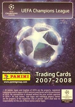 2007-08 Panini UEFA Champions League Update (UK Edition) #U31 Gokhan Zan Back