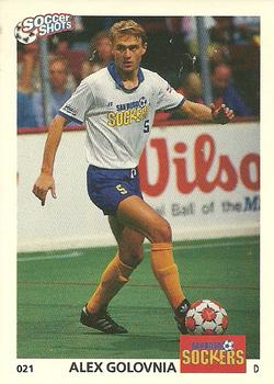1991 Soccer Shots MSL #021 Alex Golovnia  Front