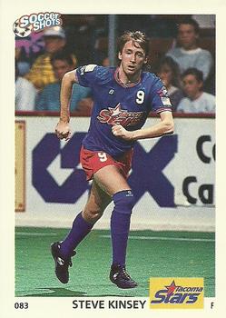 1991 Soccer Shots MSL #083 Steve Kinsey  Front