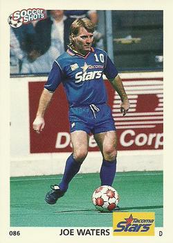 1991 Soccer Shots MSL #086 Joe Waters  Front