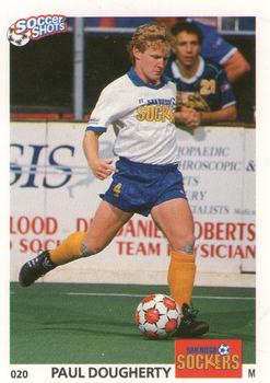 1991 Soccer Shots MSL #020 Paul Dougherty  Front