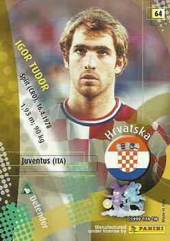 2002 Panini World Cup #64 Igor Tudor Back