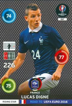 2015 Panini Adrenalyn XL Road to Euro 2016 #267 Lucas Digne Front