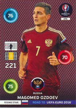 2015 Panini Adrenalyn XL Road to Euro 2016 #275 Magomed Ozdoev Front