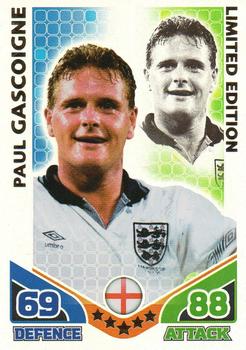 2010 Topps Match Attax England 2010 - Limited Edition #NNO Paul Gascoigne Front
