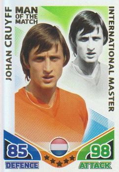 2010 Topps Match Attax England 2010 - International Master #NNO Johan Cruyff Front