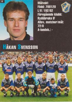 1995 Arena Allsvenskan #6 Håkan Svensson Back