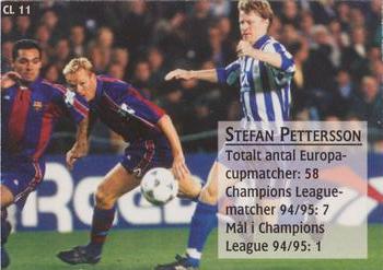 1995 Arena Allsvenskan - Champions #CL11 Stefan Pettersson Back