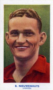1939 R & J Hill Famous Footballers Series 1 #8 Berry Nieuwenhuys Front