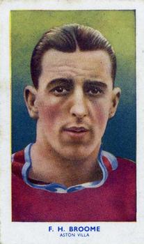 1939 R & J Hill Famous Footballers Series 1 #11 Frank Broome Front