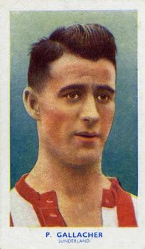 1939 R & J Hill Famous Footballers Series 1 #21 Patrick Gallacher Front