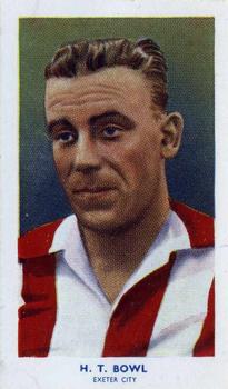 1939 R & J Hill Famous Footballers Series 2 #59 Harry Bowl Front