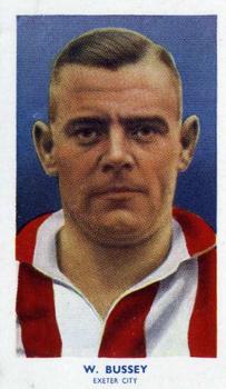 1939 R & J Hill Famous Footballers Series 2 #60 Walter Bussey Front