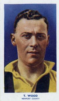 1939 R & J Hill Famous Footballers Series 2 #61 Tommy Wood Front