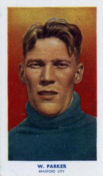 1939 R & J Hill Famous Footballers Series 2 #69 Wilson Parker Front