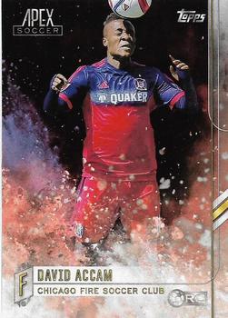 2015 Topps Apex MLS #89 David Accam Front