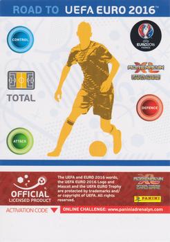 2015 Panini Adrenalyn XL Road to Euro 2016 - Limited Edition #NNO Cesc Fabregas Back