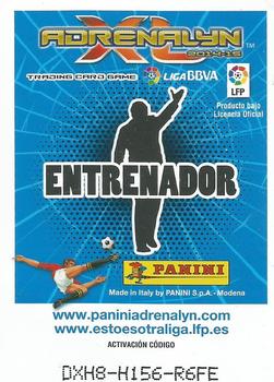 2014-15 Panini Adrenalyn XL La Liga BBVA - Plus Entrenador #469 Juan Ignacio Martinez Back