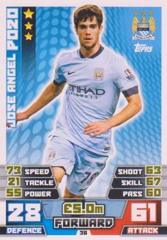 2014-15 Topps Match Attax Premier League Extra #36 Jose Angel Pozo Front