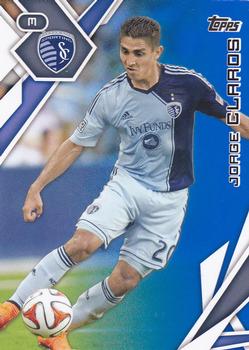 2015 Topps MLS - Blue #39 Jorge Claros Front