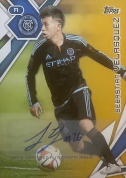 2015 Topps MLS - Autographs Gold #82 Sebastian Velasquez Front