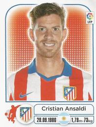 2014-15 Panini Liga BBVA España #35 Cristian Ansaldi Front