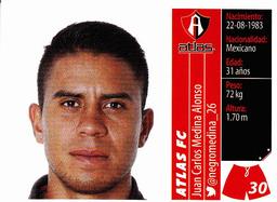 2015 Panini Liga BBVA Bancomer Apertura Stickers #30 Juan Carlos Medina Alonso Front