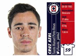2015 Panini Liga BBVA Bancomer Apertura Stickers #59 Fausto Manuel Pinto Rosas Front