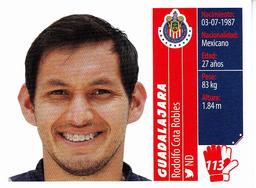 2015 Panini Liga BBVA Bancomer Apertura Stickers #113 Rodolfo Cota Robles Front