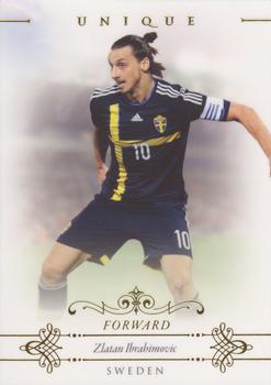 2015 Futera Unique World Football #073 Zlatan Ibrahimovic Front