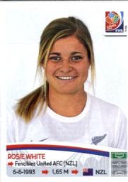 2015 Panini Women's World Cup Stickers #78 Rosie White Front