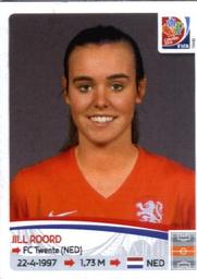 2015 Panini Women's World Cup Stickers #91 Jill Roord Front