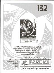 2015 Panini Women's World Cup Stickers #132 Amon Elloh Back