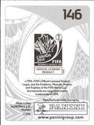 2015 Panini Women's World Cup Stickers #146 Ingvild Isaksen Back