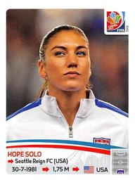 2015 Panini Women's World Cup Stickers #253 Hope Solo Front