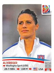 2015 Panini Women's World Cup Stickers #256 Ali Krieger Front