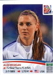 2015 Panini Women's World Cup Stickers #266 Alex Morgan Front