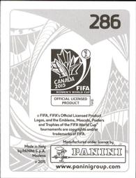 2015 Panini Women's World Cup Stickers #286 Michelle Heyman Back