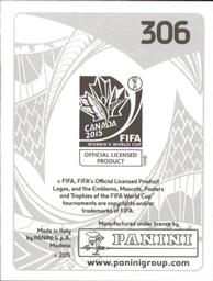 2015 Panini Women's World Cup Stickers #306 Sofia Jakobsson Back