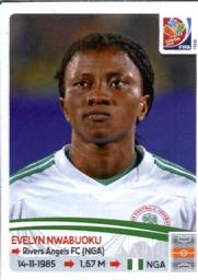 2015 Panini Women's World Cup Stickers #320 Evelyn Nwabuoku Front