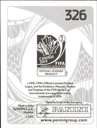 2015 Panini Women's World Cup Stickers #326 Esther Sunday Back