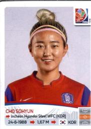 2015 Panini Women's World Cup Stickers #358 Cho Sohyun Front