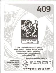 2015 Panini Women's World Cup Stickers #409 Amel Majri Back