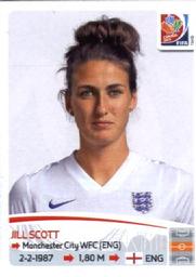 2015 Panini Women's World Cup Stickers #434 Jill Scott Front