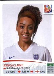 2015 Panini Women's World Cup Stickers #438 Jessica Clarke Front