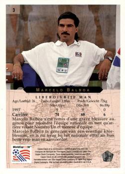1994 Upper Deck World Cup Contenders French/Dutch #3 Marcelo Balboa Back