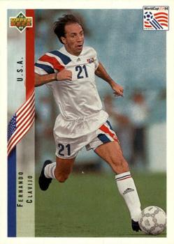 1994 Upper Deck World Cup Contenders French/Dutch #4 Fernando Clavijo Front